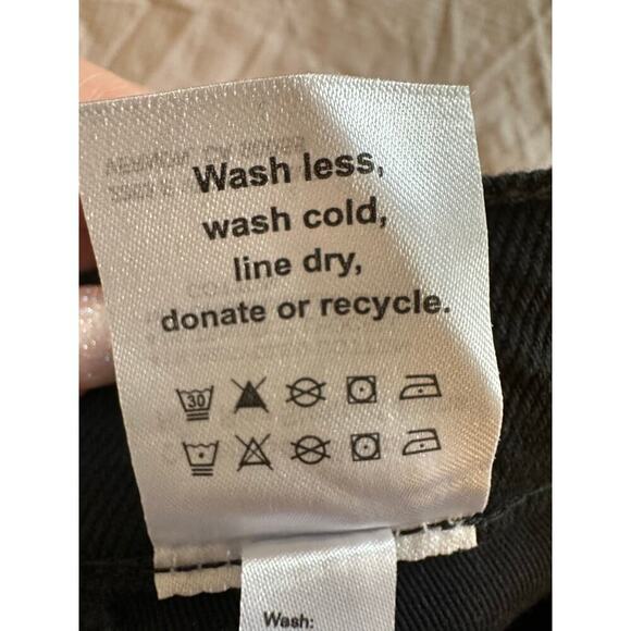 Reformation Cynthia Gold Button High Rise Straight Jeans Size 24 NWT - Picture 11 of 14